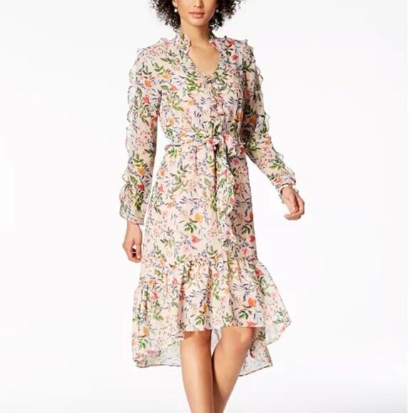 Julia Jordan Floral Wrap Dress - Picture 1 of 6